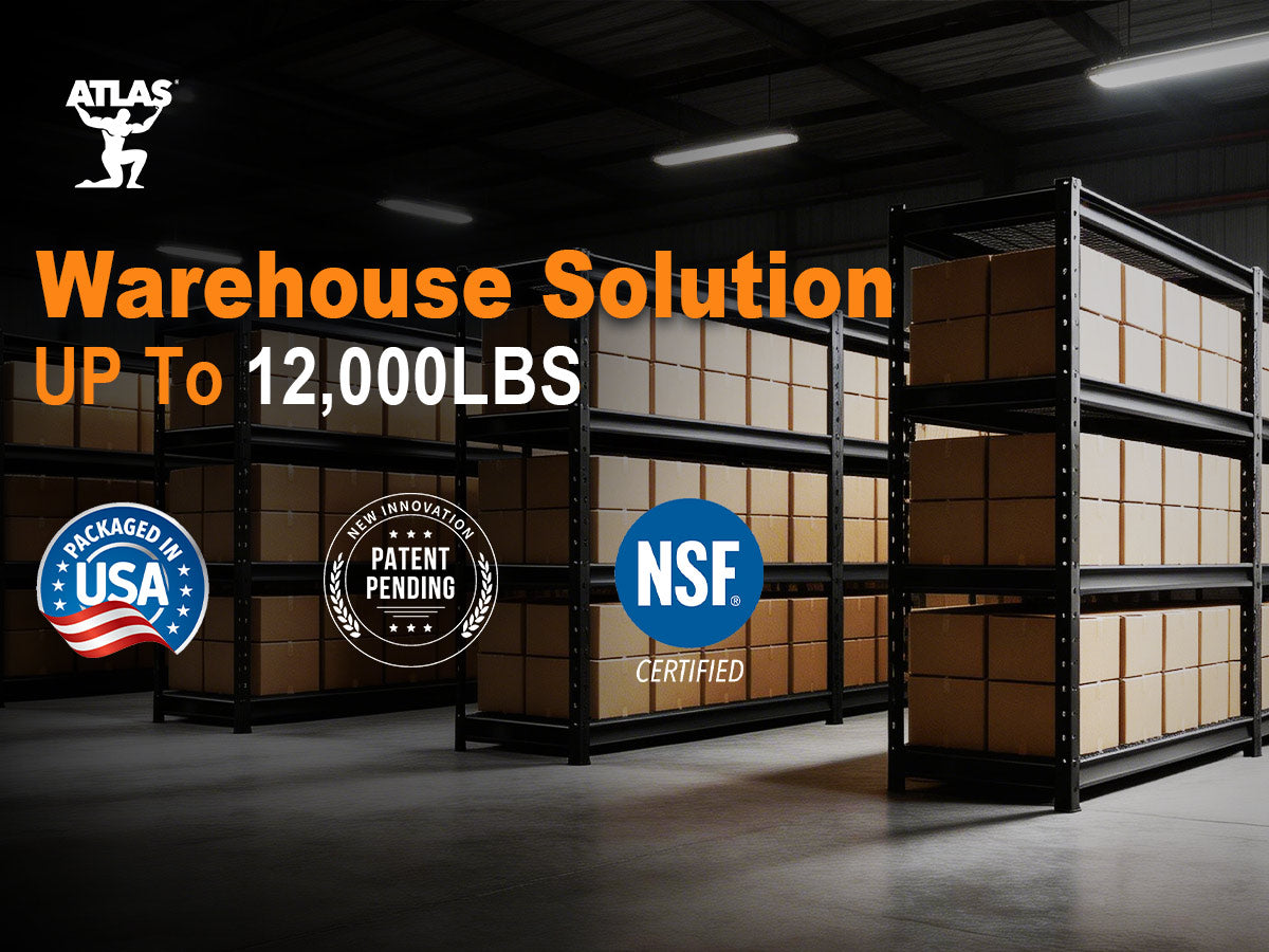 Maximizing Kitchen Storage with Atlas Shelving: NSF-Certified, Heavy-D