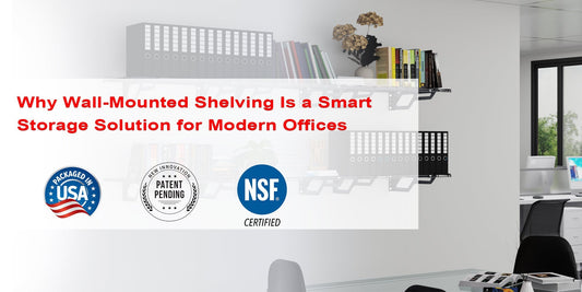 Why Wall-Mounted Shelving Is a Smart Storage Solution for Modern Offices
