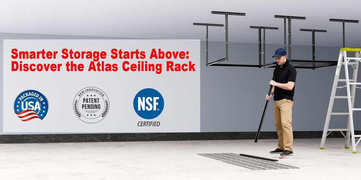 Atlas Rack Helper Smarter Storage Starts Above: Discover the Atlas Ceiling Rack – Atlas ...