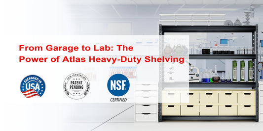 From Garage to Lab: The Power of Atlas Heavy-Duty Shelving