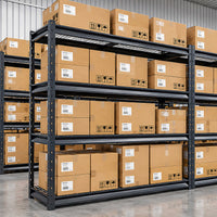 ATLAS 7304K — 77" Ultra-Wide 4-Tier Garage Shelving