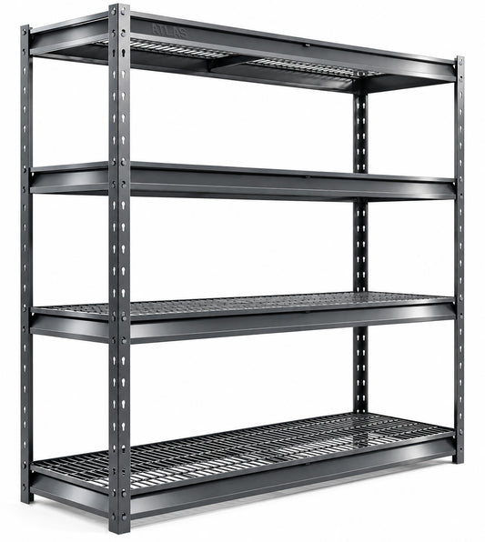 ATLAS 7304K — 77" Ultra-Wide 4-Tier Garage Shelving