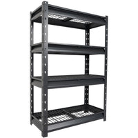 The Atlas 36" W Garage Shelving Heavy Duty Loads 6000LBS, 4 Tier Metal Storage Shelves, Adjustable Industrial Rack for Warehouse Basement Pantry, 36" W x 14" D x 54" H