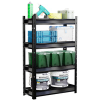 The Atlas 36" W Garage Shelving Heavy Duty Loads 6000LBS, 4 Tier Metal Storage Shelves, Adjustable Industrial Rack for Warehouse Basement Pantry, 36" W x 14" D x 54" H